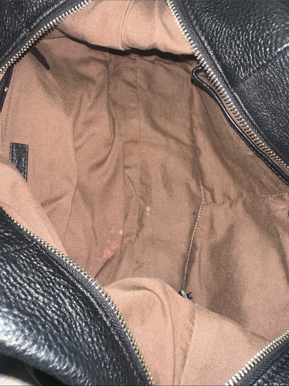 Cole Haan Black Gramercy Archer Leather Satchel Bag w Crossbody Strap & Charm - Picture 12 of 15